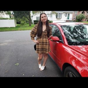 Free people plaid dress